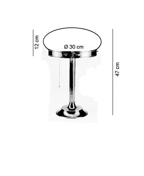 Настольная лампа Berliner Messinglampen Z17-125opB