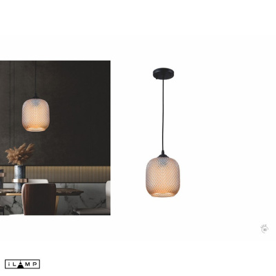 Подвесной светильник iLamp RICH 8105P BLACK&amp;AMBER