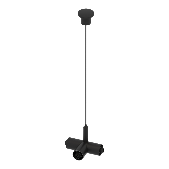 Подвесной токопроводящий Т-коннектор ST-Luce Черный ST1601.469.00