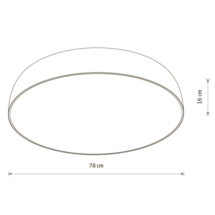Потолочный cветильник Nowodvorski Satellite L Gray 8023