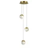 Подвесной светильник Delight Collection MD24001033 MD24001033-3A gold/clear