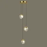 Подвесной светильник Delight Collection MD24001033 MD24001033-3A gold/clear