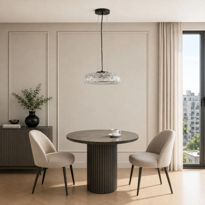 Светильник подвесной ST-Luce черный/Шампань LED 1*15W 4000K SL6143.423.01