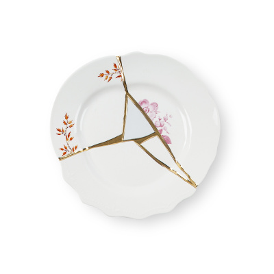 Десертная тарелка Seletti Kintsugi 9601