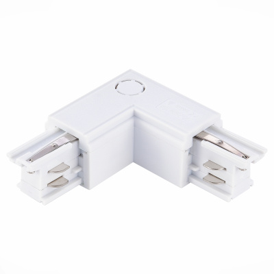 Угловой токоподвод правый для трехфазного шинопровода ST-Luce Белый ST030.509.15R