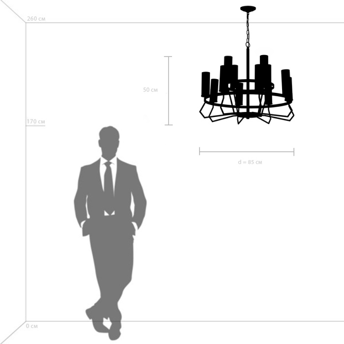 Люстра подвесная Flume Lightstar 723125