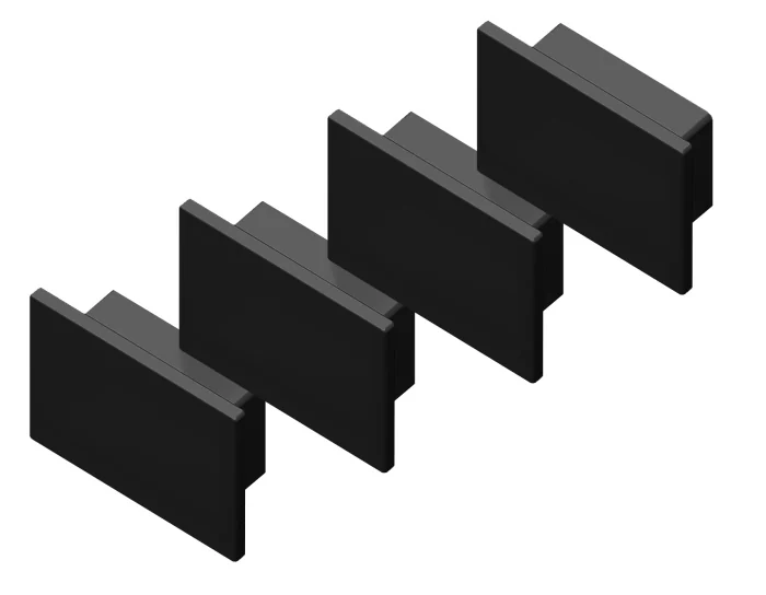 Заглушка для накладного алюминиевого профиля GP1750 (комплект 4шт) Ambrella light GP8370