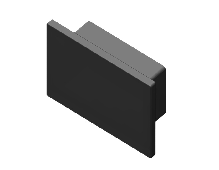 Заглушка для накладного алюминиевого профиля GP1750 (комплект 4шт) Ambrella light GP8370