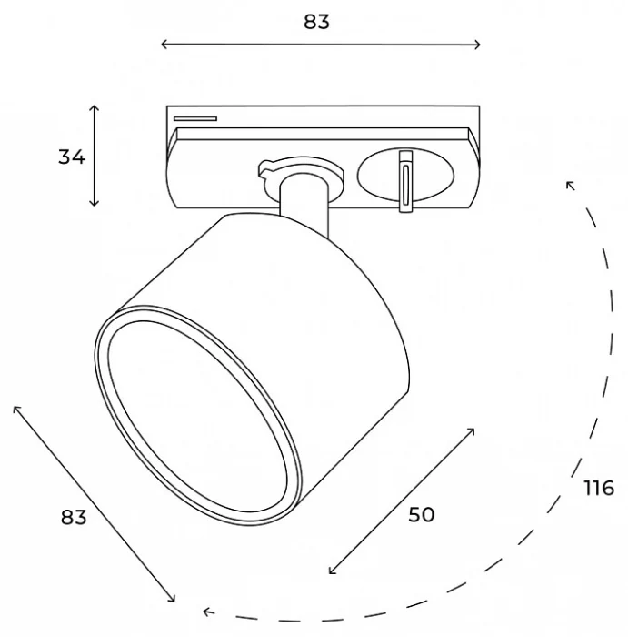 Трековый светильник Hesby Lighting Skylite HSBL_0219