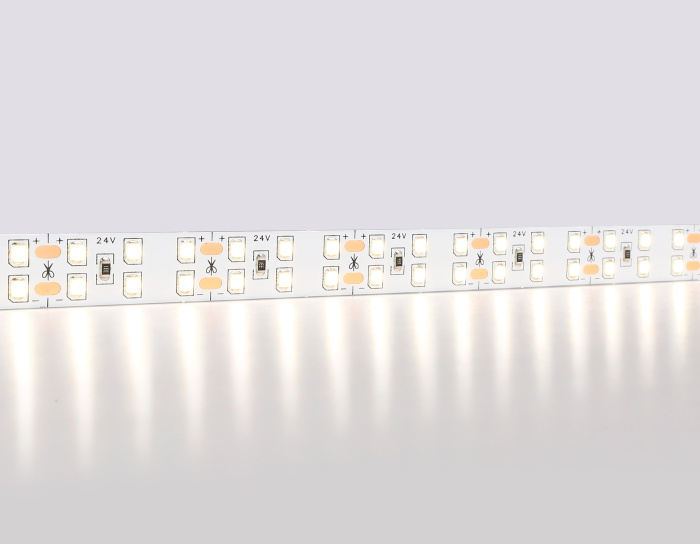 Светодиодная лента двухрядная Ambrella Light GS3602 2835 204Led /20W m/ 24V IP20 4500K 5m Ambrella light GS3602
