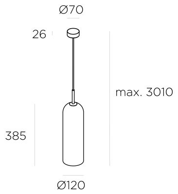 Подвесной светильник Leds C4 GLAM Black
