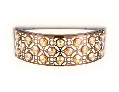 Настенный светодиодный светильник с хрусталем Ambrella light FA9412