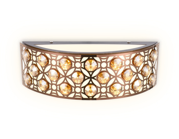 Настенный светодиодный светильник с хрусталем Ambrella light FA9412