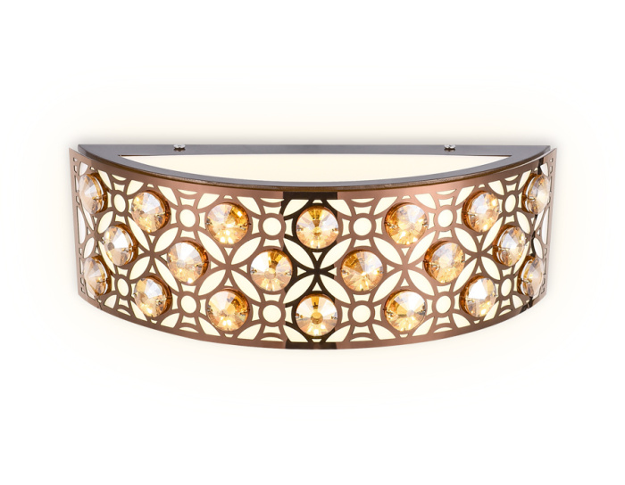 Настенный светодиодный светильник с хрусталем Ambrella light FA9412