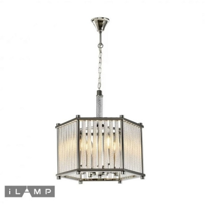 Подвесной светильник iLamp RICH P9509-6 NICKEL