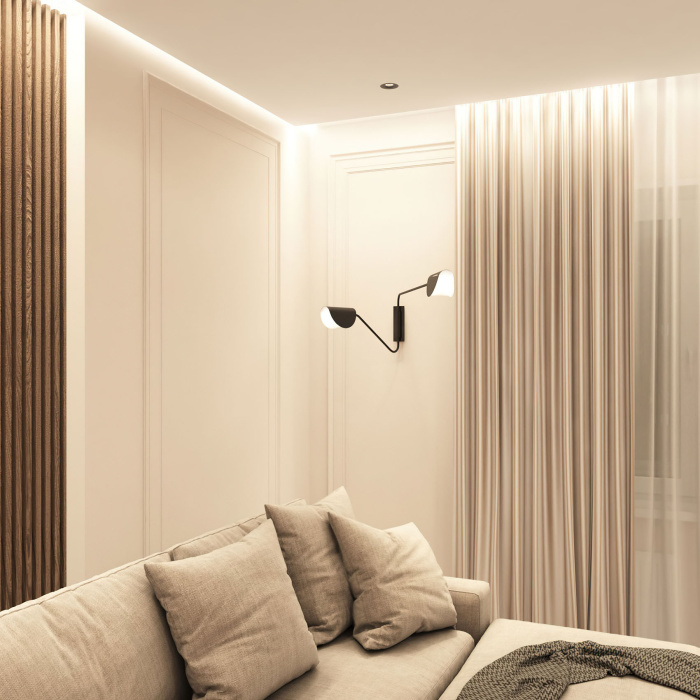 Встраиваемый светильник Denkirs Roto mini DK2037-BK