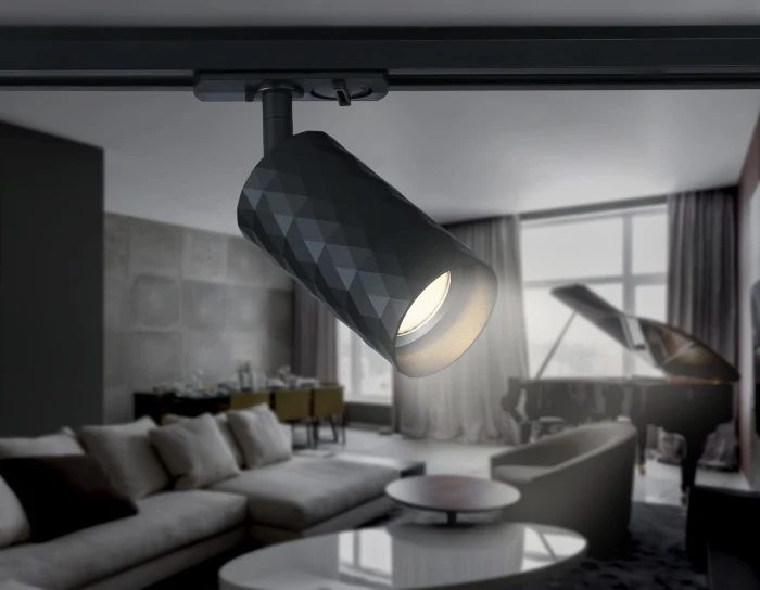 Трековый светильник со сменной лампой GU10 Ambrella light GL5133