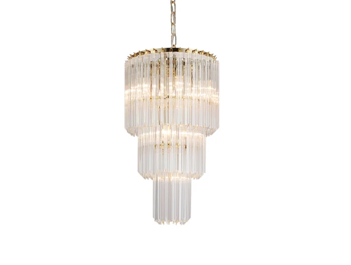 Каскадная люстра Newport Amanda 8910/C gold М0070475