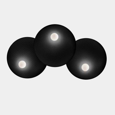 Настенный светильник Leds C4 TRIP Triple Black