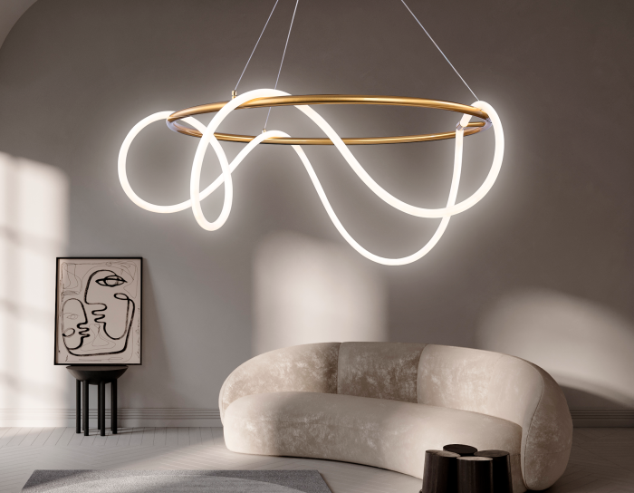 Подвесной светодиодный светильник с пультом Ambrella light FL10511