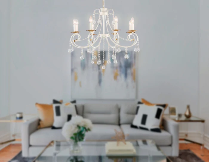 Подвесная люстра с хрусталем Ambrella light TR4917