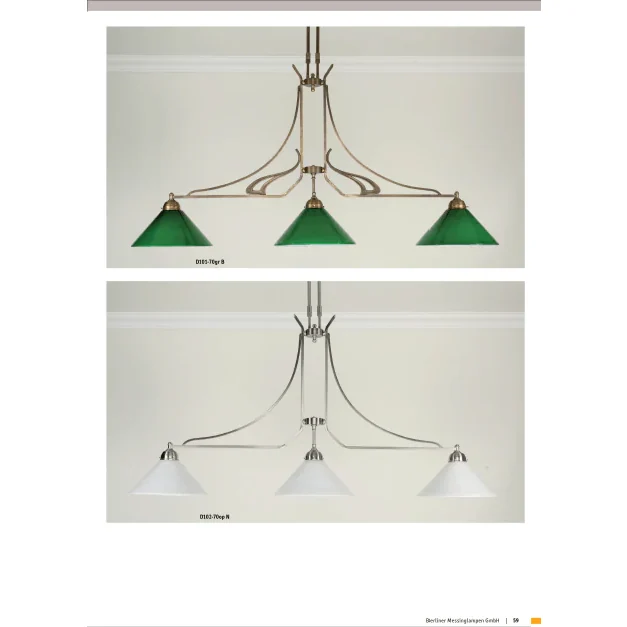 Подвесной светильник Berliner Messinglampen D102-70opN