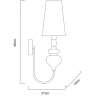 Бра Arte Lamp Anna Maria A4280AP-1CC