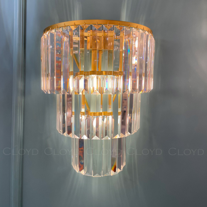 Бра Cloyd ORDINAL-A W3 / выс. 36 см - латунь (арт.20185)