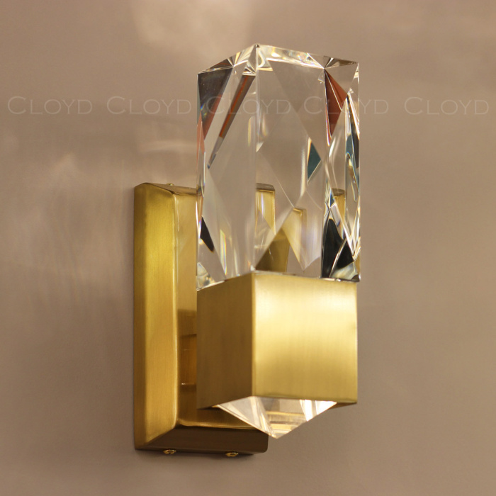 Бра Cloyd CRYO W1 / выс. 22 см - латунь (арт.20170)