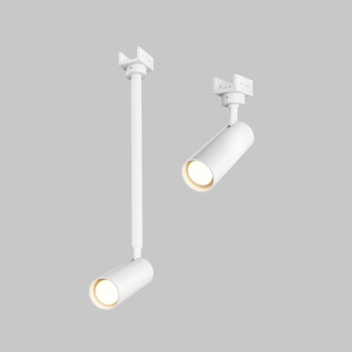 Трековый однофазный уличный светодиодный светильник Elasity IP black O-TR01-1-S-8WW3K