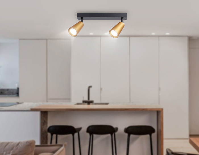 Накладной поворотный спот со сменной лампой GU10 Ambrella light TA13146