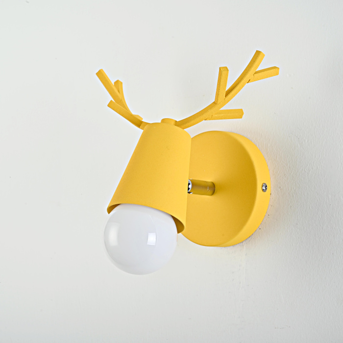 Бра с рожками DEER A Yellow ImperiumLoft