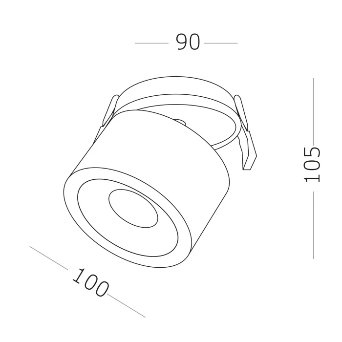 Встраиваемый светильник ST LUCE ST652.548.12