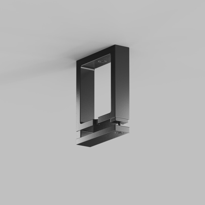 Усиленное накладное крепление для гибкого трека-ремня Belty, серия Base TR5508-BK