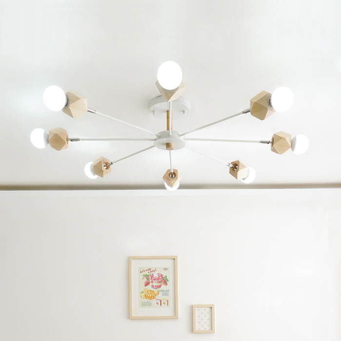 Люстра на штанге JX D90 Black ImperiumLoft