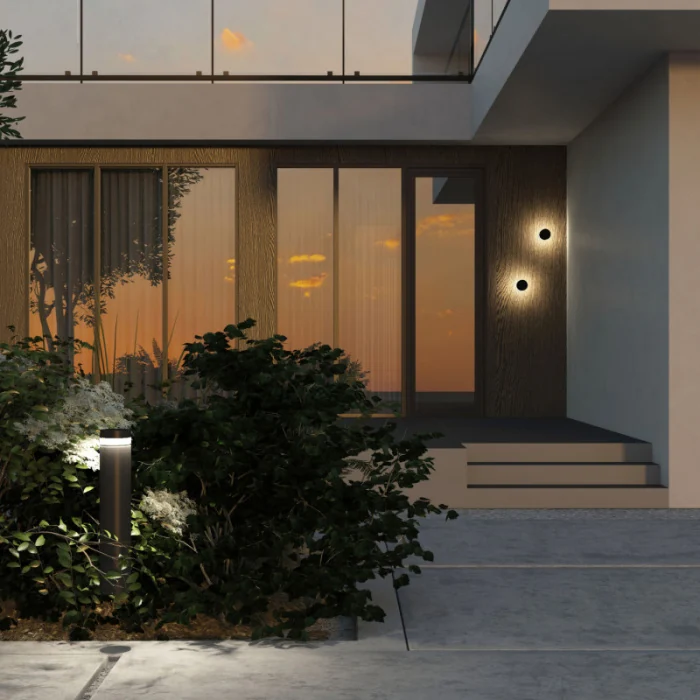 Настенный светодиодный уличный светильник VEGA DK9810-BK