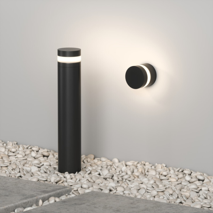 Настенный светодиодный уличный светильник VEGA DK9810-BK