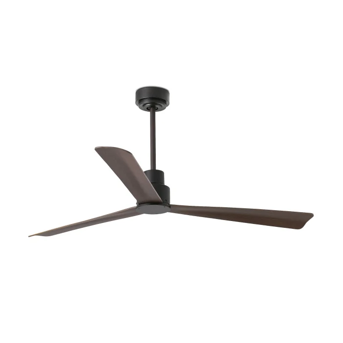 Вентилятор без света NASSAU Brown ceiling fan with DC motor