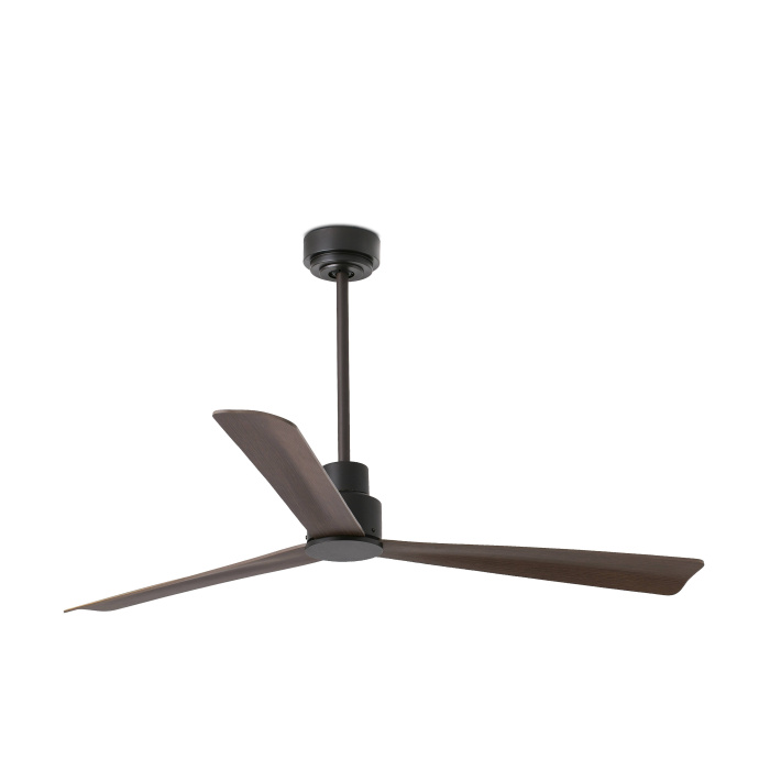 Вентилятор без света NASSAU Brown ceiling fan with DC motor