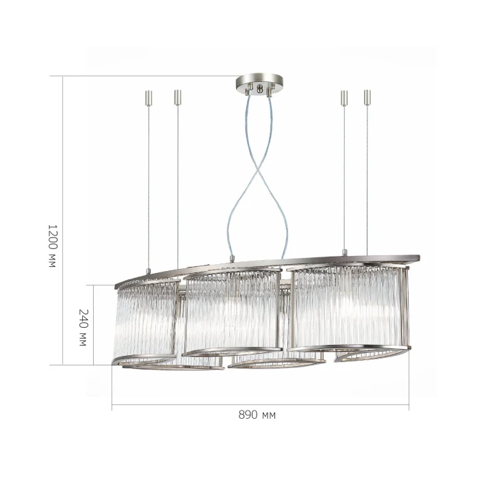 Люстра подвесная SL1627.103.06 ST LUCE