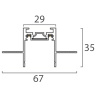 Шинопровод Italline IT09-9021 black tube
