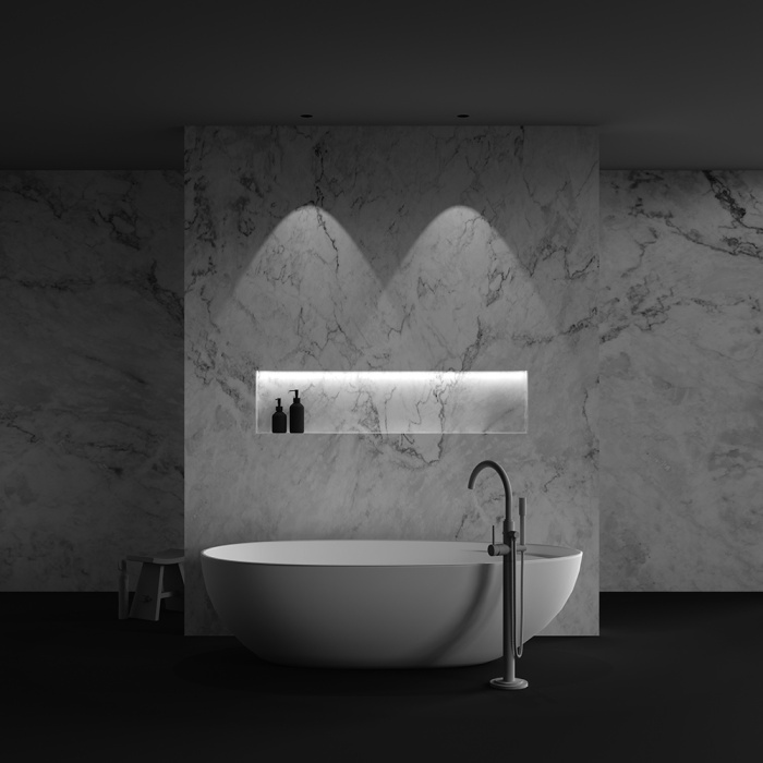 Встраиваемый светильник Maytoni Dip DL122-15W-3K-TRS-B