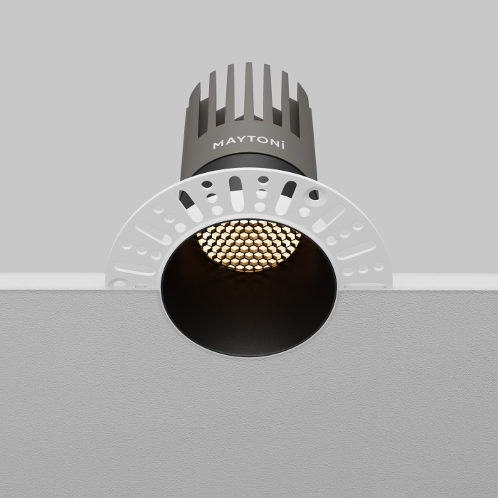 Встраиваемый светильник Maytoni Dip DL122-15W-3K-TRS-B