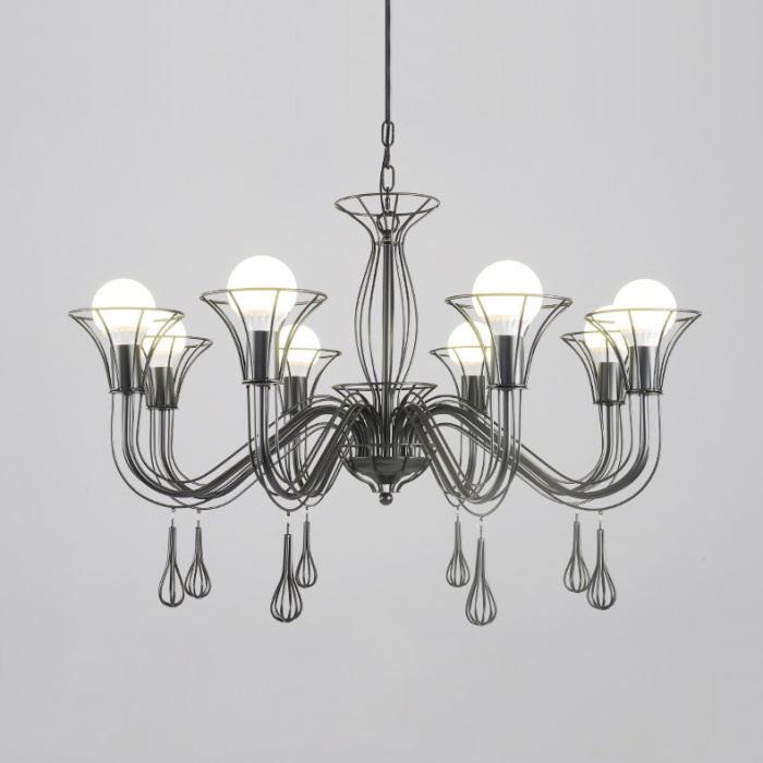 Подвесная люстра CAST 8 White ImperiumLoft