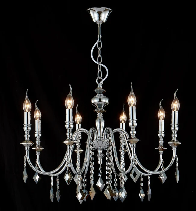 Люстра Crystal Lux MERCEDES SP8 CHROME/SMOKE