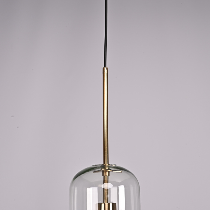 Подвесной светильник CATCH F cylinder brass D15 ImperiumLoft