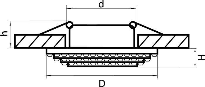 Встраиваемый светильник MIRIADE LIGHTSTAR 11976