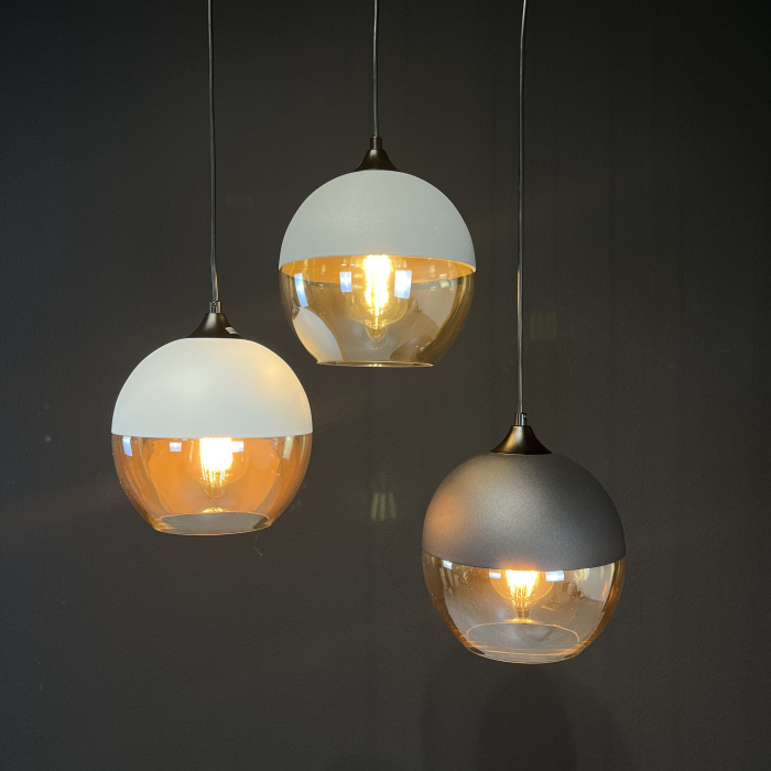 Подвесной светильник NORD C D20 Gray/Amber ImperiumLoft