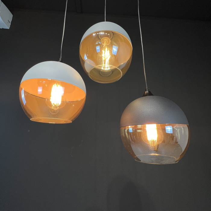 Подвесной светильник NORD C D20 Gray/Amber ImperiumLoft