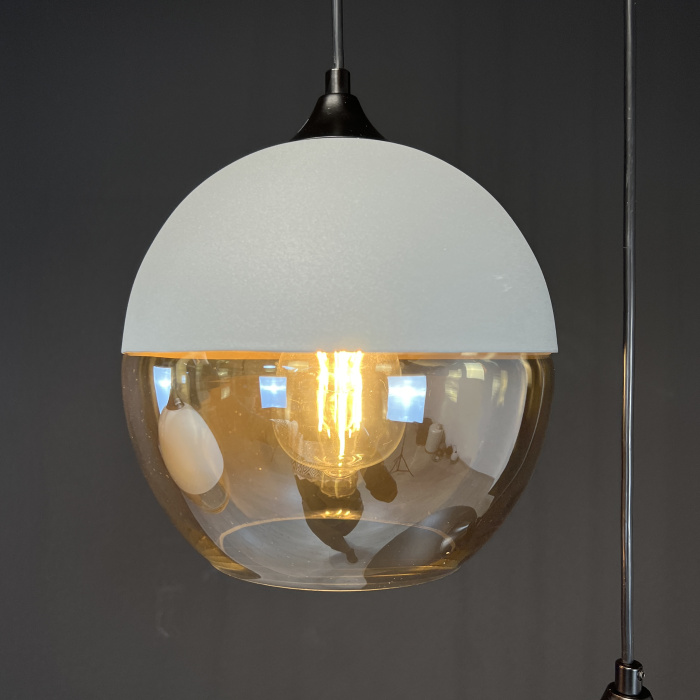 Подвесной светильник NORD C D20 Gray/Amber ImperiumLoft